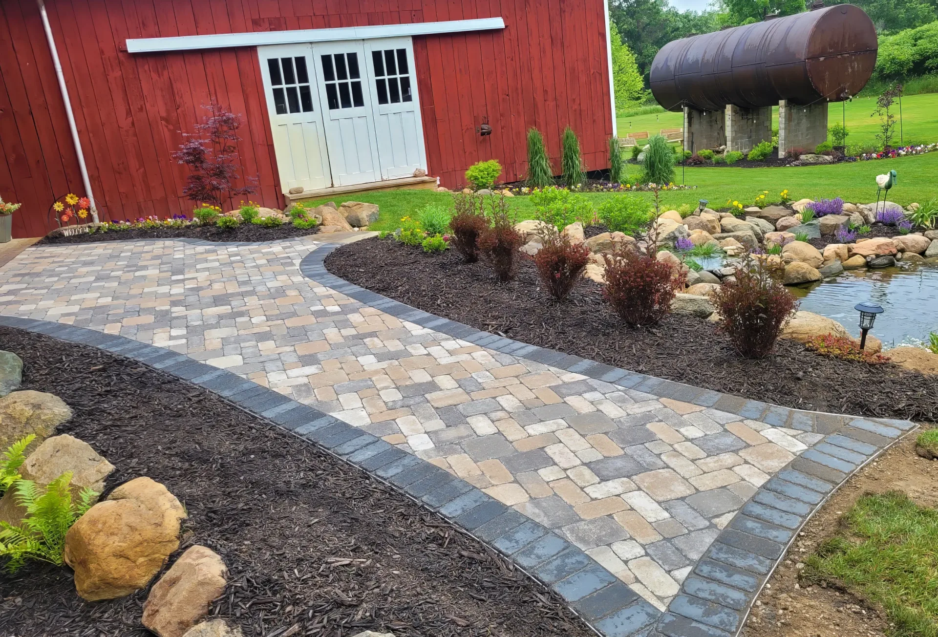 Horrocks Nursery Farms Landscape, Hardscape, Greenhouse